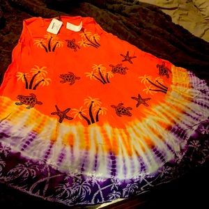 Zury full skirted dress. One size